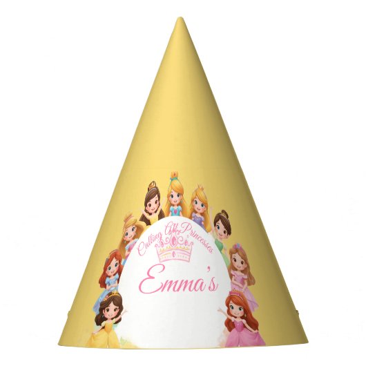 Customizable Kids Birthday Party Hat パーティーハット (正面)
