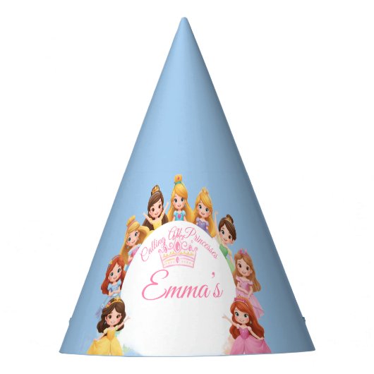 Customizable Kids Birthday Party Hat パーティーハット (正面)
