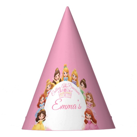 Customizable Kids Birthday Party Hat パーティーハット (正面)