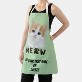 Customizable Kitten Meow All Over Print Apron エプロン (インサイチュ)