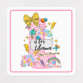 Customizable “L is for” Alphabet Art – Inspiration ラベル (デザイン2)