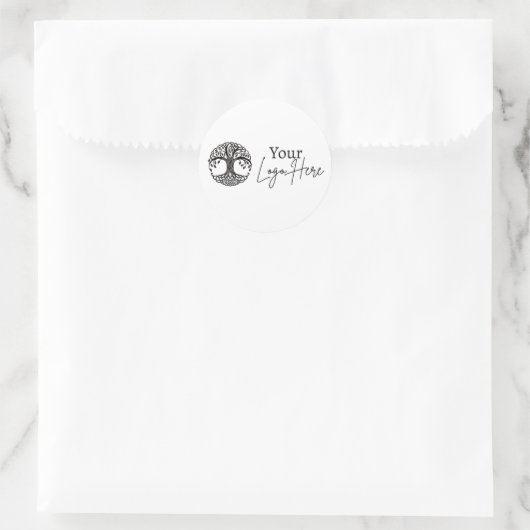 Customizable Logo-Sticker ラウンドシール (バッグ)