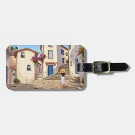 Customizable Luggage Tag with a Cityscape ラゲッジタグ