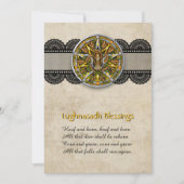 Customizable Lughnasadh Lammas Greeting Card サンキューカード (正面)
