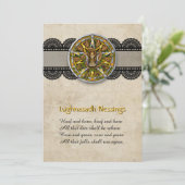 Customizable Lughnasadh Lammas Greeting Card サンキューカード (スタンド正面)