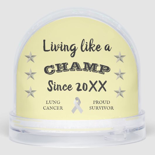 Customizable lung cancer survivor silver stars (裏面)