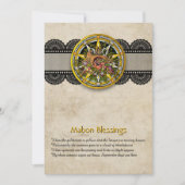Customizable Mabon Autumn Equinox Greeting Card サンキューカード (正面)