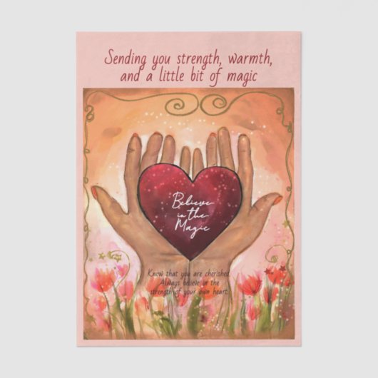 Customizable Magical Heart Healing Journey Tissue  薄葉紙 (正面)