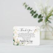 Customizable Memorial Thank You Card  エンクロージャーカード (スタンド正面)