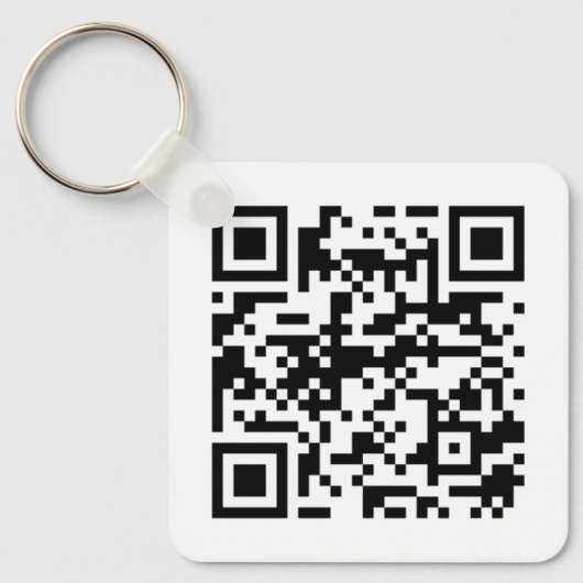 Customizable Metal Keychains – Add QR Code/ Logo キーホルダー (正面)