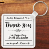 Customizable Metal Keychains – Add QR Code/ Logo キーホルダー (裏面)