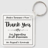 Customizable Metal Keychains – Add QR Code/ Logo キーホルダー (裏面)