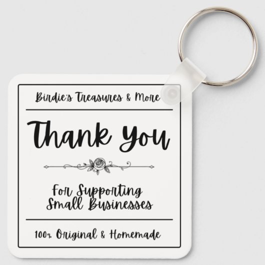 Customizable Metal Keychains – Add QR Code/ Logo キーホルダー (裏面)