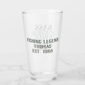 Customizable Michigan Fishing Tumbler タンブラーグラス (裏面)