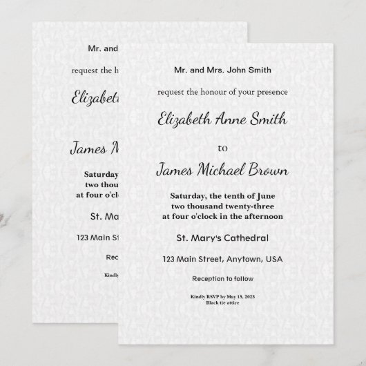 Customizable Milestone Celebration Cards 招待状 (正面/裏面)