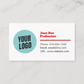 Customizable Modern Minimalistic Business Card 名刺 (正面)