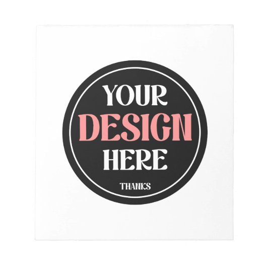 Customizable, modern, sleek & timeless ノートパッド (正面)