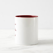Customizable Motivational Quote Mug  ツートーンマグカップ (中央)