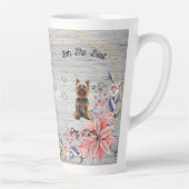 Customizable mug for dog lovers, gift for dog moms カフェラテマグ (右)
