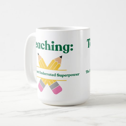 Customizable Mug for Teaching professionals コーヒーマグカップ (正面左)