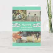 Customizable Multi Photo Wedding Family Gift  カード (正面)