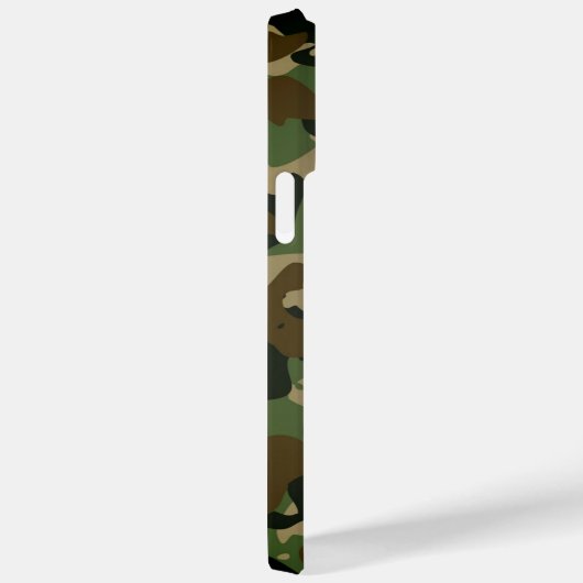 Customizable Name Camouflage Military Kaki Brown Case-Mate iPhoneケース (裏面 / 右)