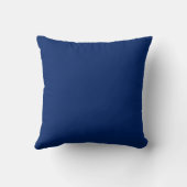 Customizable Name Navy Throw Pillow for Cozy Decor クッション (裏面)