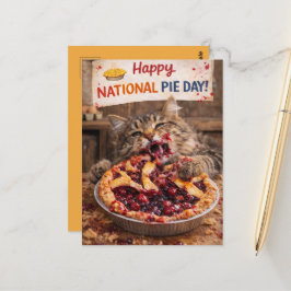 Customizable National Pie Day Postcard ポストカード