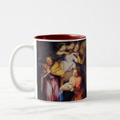 Customizable Nativity Prayer Mug ツートーンマグカップ (左)