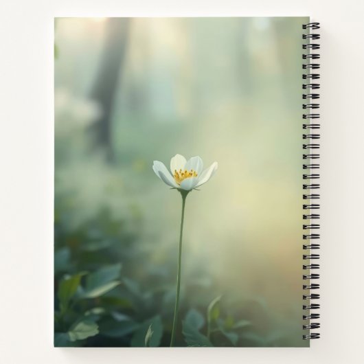 customizable Nature adventure journal ノートブック (裏面)