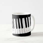 Customizable No Coffee No Concerto コーヒーマグカップ (正面右)
