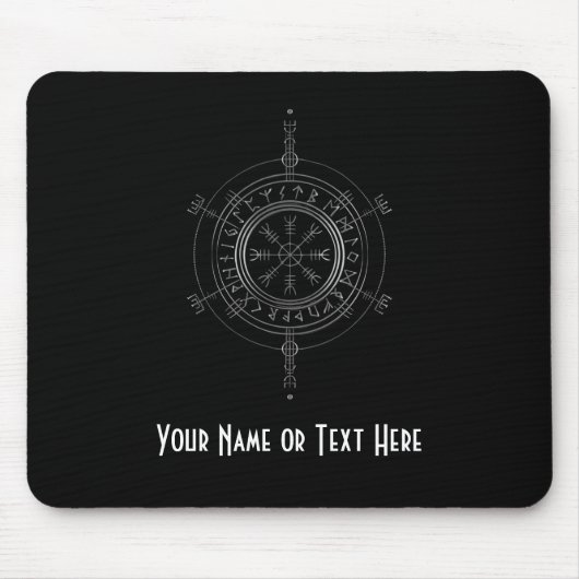 Customizable Norse Motif Mouse Pad マウスパッド (正面)