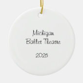 Customizable Nutcracker Dew/Snow/Columbine/Chinese セラミックオーナメント (正面)