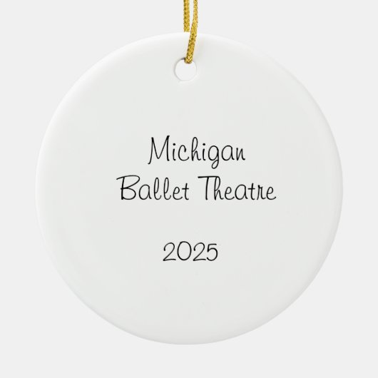 Customizable Nutcracker Dew/Snow/Columbine/Chinese セラミックオーナメント (正面)