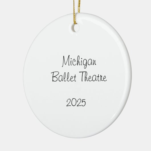 Customizable Nutcracker Dew/Snow/Columbine/Chinese セラミックオーナメント (左)