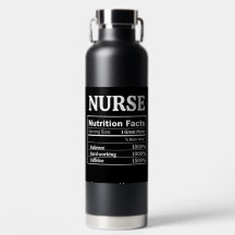 Customizable Nutrition Facts Nurse Doctor Teacher