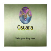 Customizable Ostara Ceramic Tile タイル (正面)