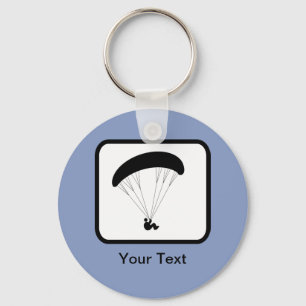 Customizable Paraglider Logo キーホルダー