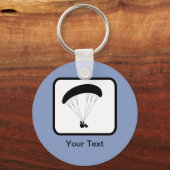 Customizable Paraglider Logo キーホルダー (正面)