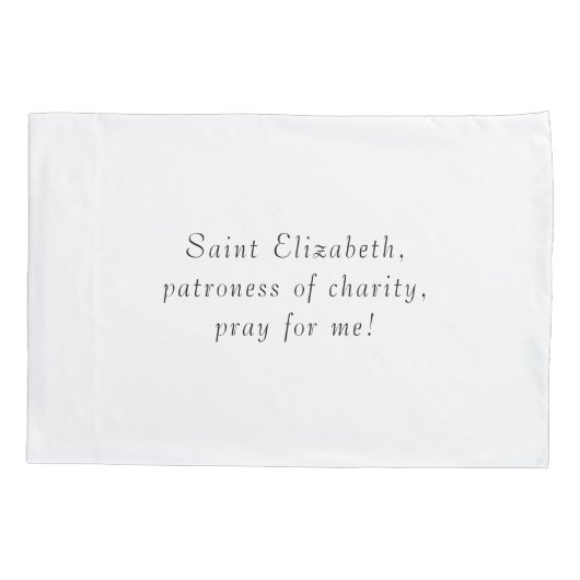 Customizable Patron Saint (St. Elizabeth) 枕カバー (裏面)