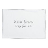 Customizable Patron Saint (St. Grace) 枕カバー (裏面)