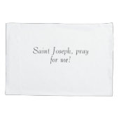 Customizable Patron Saint (St. Joseph) 枕カバー (裏面)
