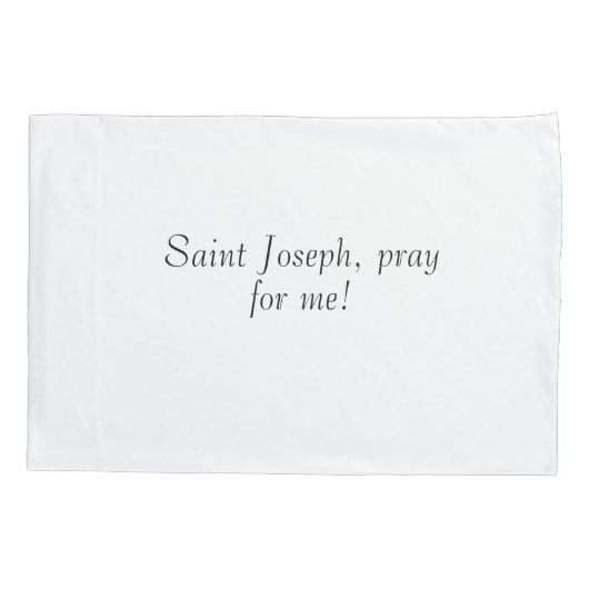 Customizable Patron Saint (St. Joseph) 枕カバー (裏面)