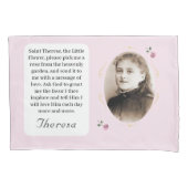 Customizable Patron Saint (St. Therese) 枕カバー (正面)