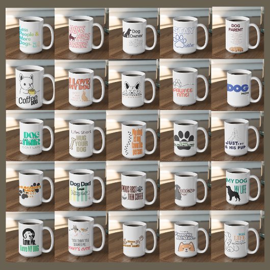 Customizable PawFee Time コーヒーマグカップ