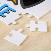 Customizable Penguin Name Childrens ジグソーパズル (側面)