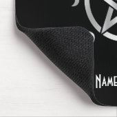 Customizable Pentacle Moon Phase Mouse Pad マウスパッド (コーナー)