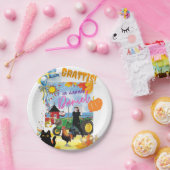 Customizable Personalisated  Birthday Design  ペーパープレート (パーティー)