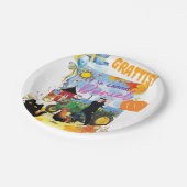 Customizable Personalisated  Birthday Design  ペーパープレート (アングル)