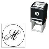 Customizable Personalized Monogram Stylish セルフインキングスタンプ (インサイチュ)
